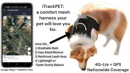 Track Pet Droid Compatible GSM GPS GPRS Tracking Sys Realtime Tracker Size:L